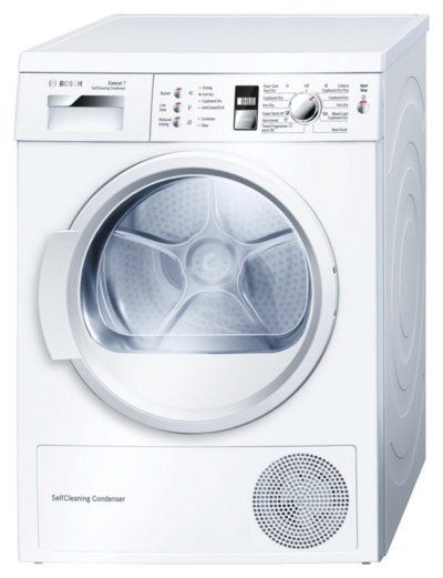 Bosch - WTW863S1GB 7KG Condenser - Tumble Dryer - White